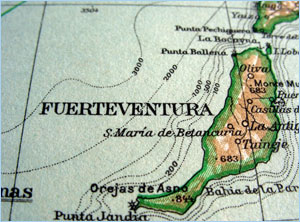 FUERTEVENTURA-Karte
